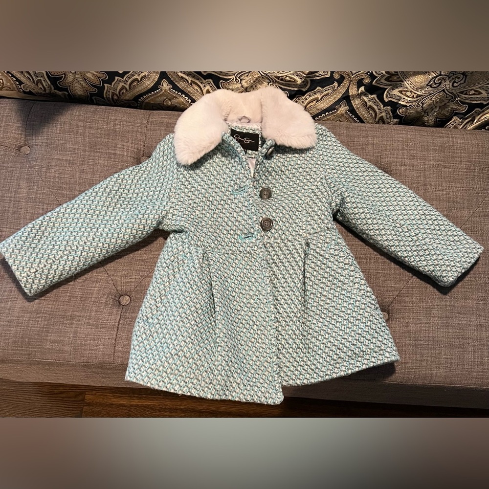 Girls Jessica Simpson Pea Coat -Size M/5-6